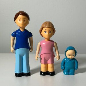 Vintage 90s Little Tikes Family Dolls Set of 3 (11B)